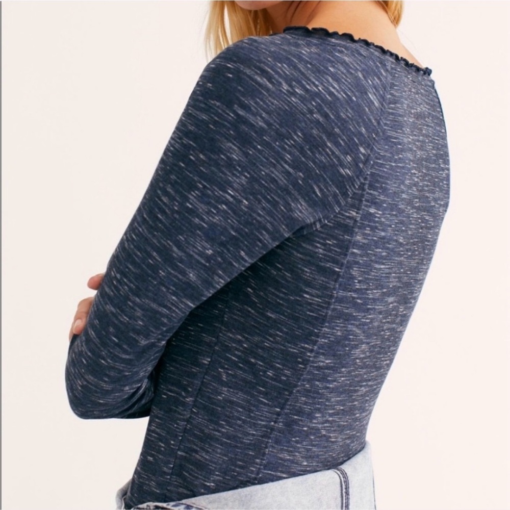 Free People Roxy Henley Long Sleeve Top - Picture 2 of 11